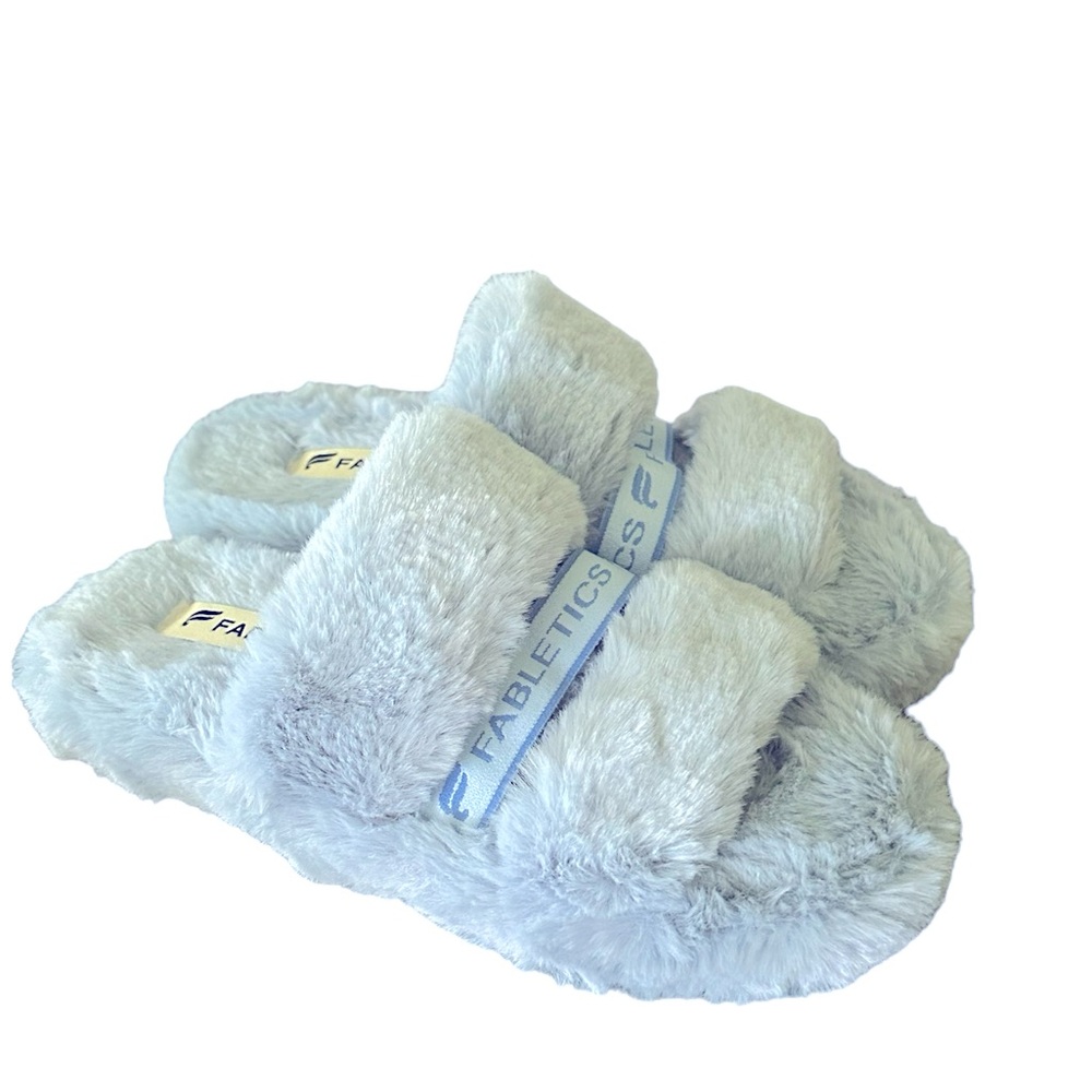 Fabletics Women's Slip On Snug Strap Slippers Baby Blue Size 6